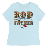 Baby Blue rod father Ladies Tee - Artiststas