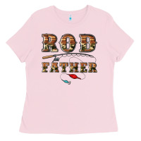 Bubblegum Pink rod father Ladies Tee - Artiststas
