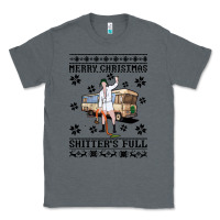 Charcoal Heather merry christmas shitters full Classic Tee - artisFamous