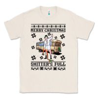 Natural merry christmas shitters full Classic Tee - artisFamous