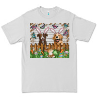 Dove Grey Easter Dog Premium Tee - CowhideDigitalArt