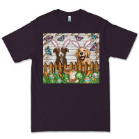 Plum Easter Dog Premium Tee - CowhideDigitalArt