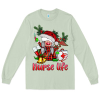 Matcha christmas nurse life gnome Long Sleeve Tee - BarkalooDesign