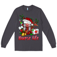 Smoke christmas nurse life gnome Long Sleeve Tee - BarkalooDesign