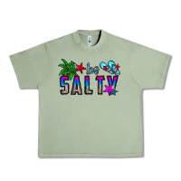 Oil Green be salty Urban Heavy Tee - CowhideDigitalArt
