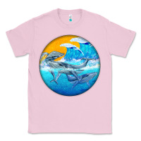 Bubblegum Pink humpback whale Classic Tee - BarkalooDesign