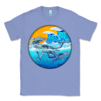 Colony Blue humpback whale Classic Tee - BarkalooDesign