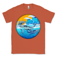 Copper humpback whale Classic Tee - BarkalooDesign