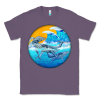 Lavender humpback whale Classic Tee - BarkalooDesign