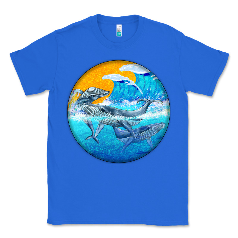 Humpback Whale Classic Tee by BarkalooDesign | Teevron