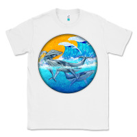 White humpback whale Classic Tee - BarkalooDesign