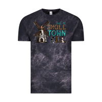 Cloud Black just a small town girl Vintage Tee - SublimationCraftShop