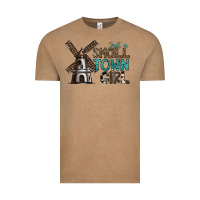 Vintage Coffee just a small town girl Vintage Tee - SublimationCraftShop