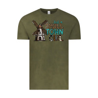 Vintage Olive just a small town girl Vintage Tee - SublimationCraftShop