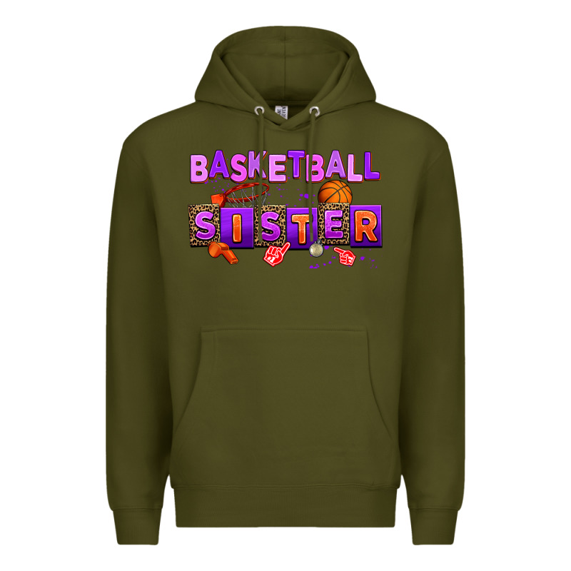 Basketball Sıster Premium Hoodie by AdoDesignShop | Teevron
