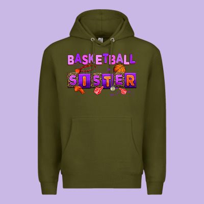 Basketball Sıster Premium Hoodie Designed By Adodesignshop