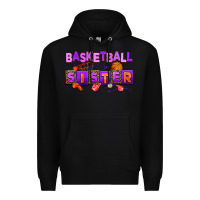 Black basketball sıster Premium Hoodie - AdoDesignShop