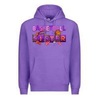 Purple basketball sıster Premium Hoodie - AdoDesignShop