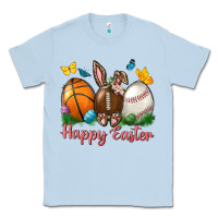 Happy Easter Sports With Butterfly Classic Tee | Teevron
