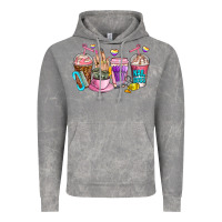 Cloud Rock nail art  coffee cups Vintage Hoodie - AdoDesignShop