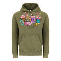 Vintage Olive nail art  coffee cups Vintage Hoodie - AdoDesignShop
