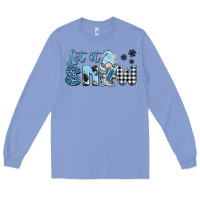 Colony Blue let it snow gnome Long Sleeve Tee - BarkalooDesign