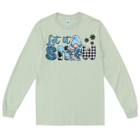 Matcha let it snow gnome Long Sleeve Tee - BarkalooDesign
