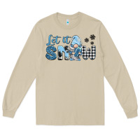 Mushroom let it snow gnome Long Sleeve Tee - BarkalooDesign