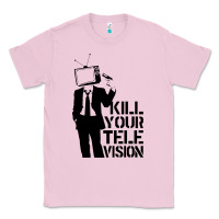 Bubblegum Pink kill your television Classic Tee - artisFamous