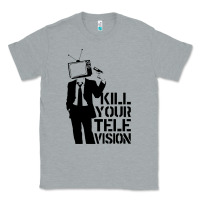 Heather Grey kill your television Classic Tee - artisFamous