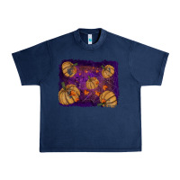 Navy halloween leaves tool leather backround Urban Heavy Tee - RanaPortraitStore