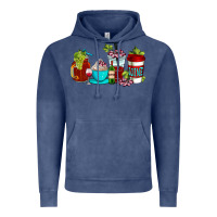 Vintage Denim wine coffee cups Vintage Hoodie - AdoDesignShop
