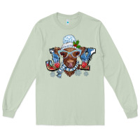 Matcha Christmas snow cow joy Long Sleeve Tee - BarkalooDesign