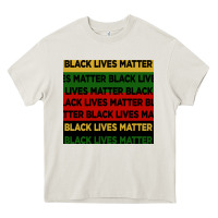 Cream black lives matter seamless pattern Heavy Core Tee - BundleAndBundleShop
