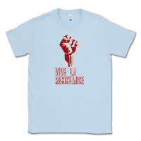 Dusty Blue Stephanie Miller Show Classic Tee - artisFamous