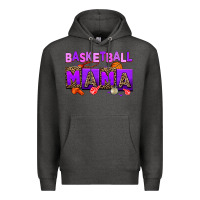 Charcoal Heather basketball mama Premium Hoodie - AdoDesignShop