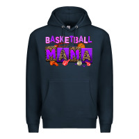 Navy basketball mama Premium Hoodie - AdoDesignShop