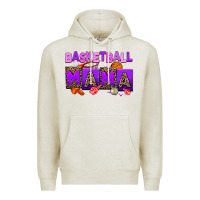 Oatmeal Heather basketball mama Premium Hoodie - AdoDesignShop