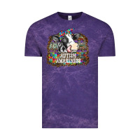 Cloud Purple autism awareness2 Vintage Tee - SublimationCraftShop