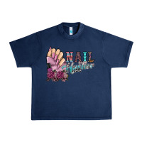 Navy nail hustler Urban Heavy Tee - SublimationCraftShop