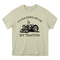 Mossy I D Rather Be On My Tractor Heavy Core Tee - Bettercallsaul