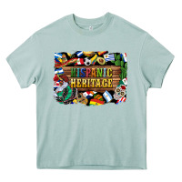 Arona hispanic heritage flags Heavy Core Tee - BundleAndBundleShop
