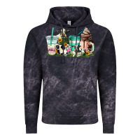 Cloud Black cow coffee cups Vintage Hoodie - AdoDesignShop