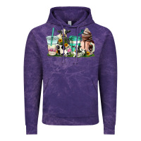 Cloud Purple cow coffee cups Vintage Hoodie - AdoDesignShop