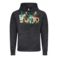 Vintage Black cow coffee cups Vintage Hoodie - AdoDesignShop