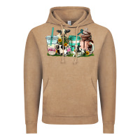 Vintage Coffee cow coffee cups Vintage Hoodie - AdoDesignShop