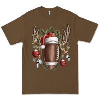 Cacao christmas football Premium Tee - SublimationCraftShop