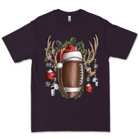 Plum christmas football Premium Tee - SublimationCraftShop