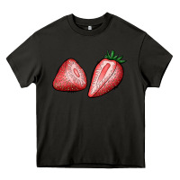 Asphalt strawberries Heavy Core Tee - BundleAndBundleShop