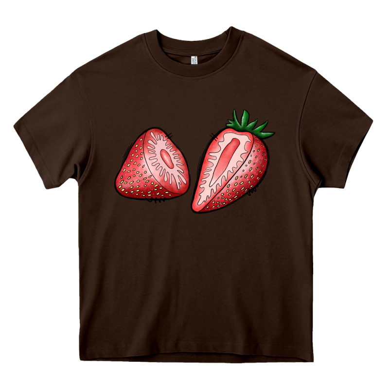 Strawberries Heavy Core Tee by BundleAndBundleShop | Teevron